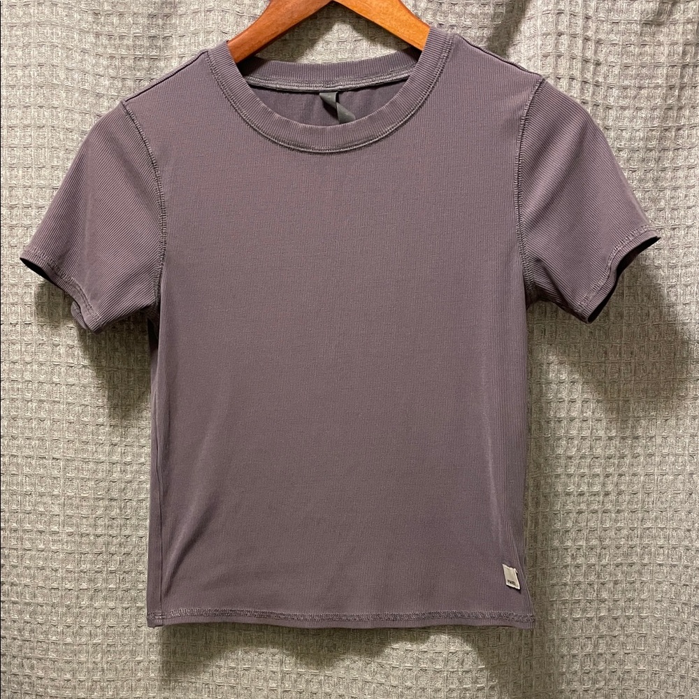 Vuori Lavender Ribbed Shirt